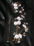 R&B | Vegan-Lederjacke - Nieten Design - Reißverschlussdetails - Klassischer Biker Stil