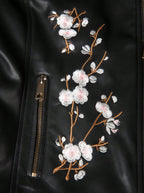 R&B | Vegan-Lederjacke - Nieten Design - Reißverschlussdetails - Klassischer Biker Stil