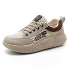 Damen Atmungsaktive Sneakers mit modischem Netzdesign und dämpfender Sohle R&B