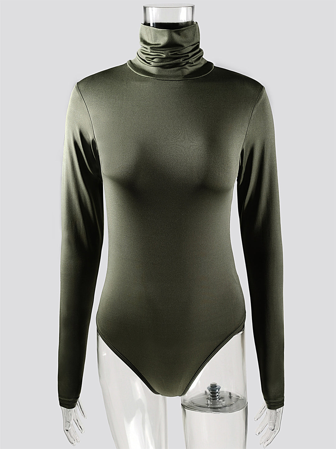 Damen Langärmliger Rollkragenbody R&B