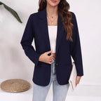 Damen eleganter Blazer mit zeitlosem Schnitt und praktischen Taschen R&B