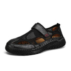 Herren Atmungsaktive Freizeitschuhe mit verstellbarem Riemen R&B