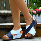Damen Bequeme Sandalen mit verstellbarem Riemen