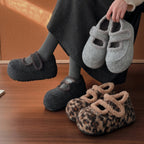 Damen Fleece Hausschuhe mit rutschfester Sohle und gemütlichem Innenfutter R&B