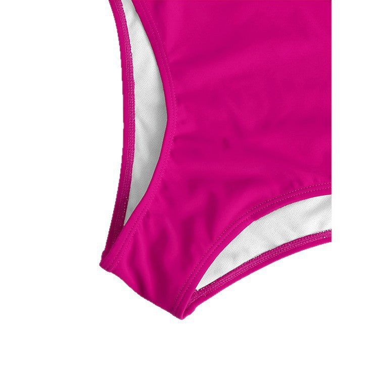 Damen Einseitiger Badeanzug mit asymmetrischem Design R&B