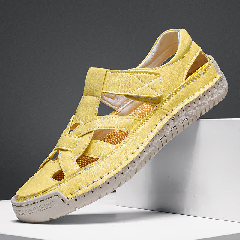 Herren Atmungsaktive Sandalen mit verstellbarem Riemensystem und rutschfester Sohle R&B