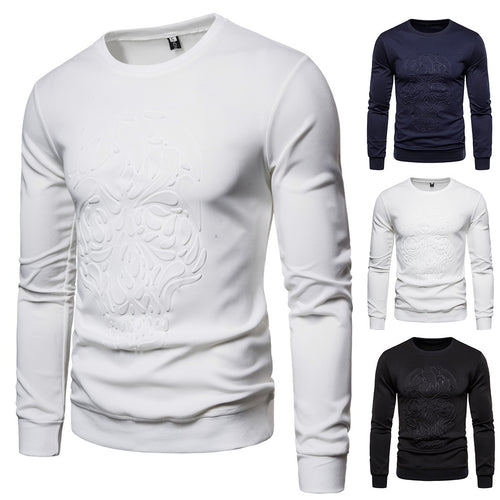 Herren Sweatshirt mit einzigartigem Totenkopfdesign R&B