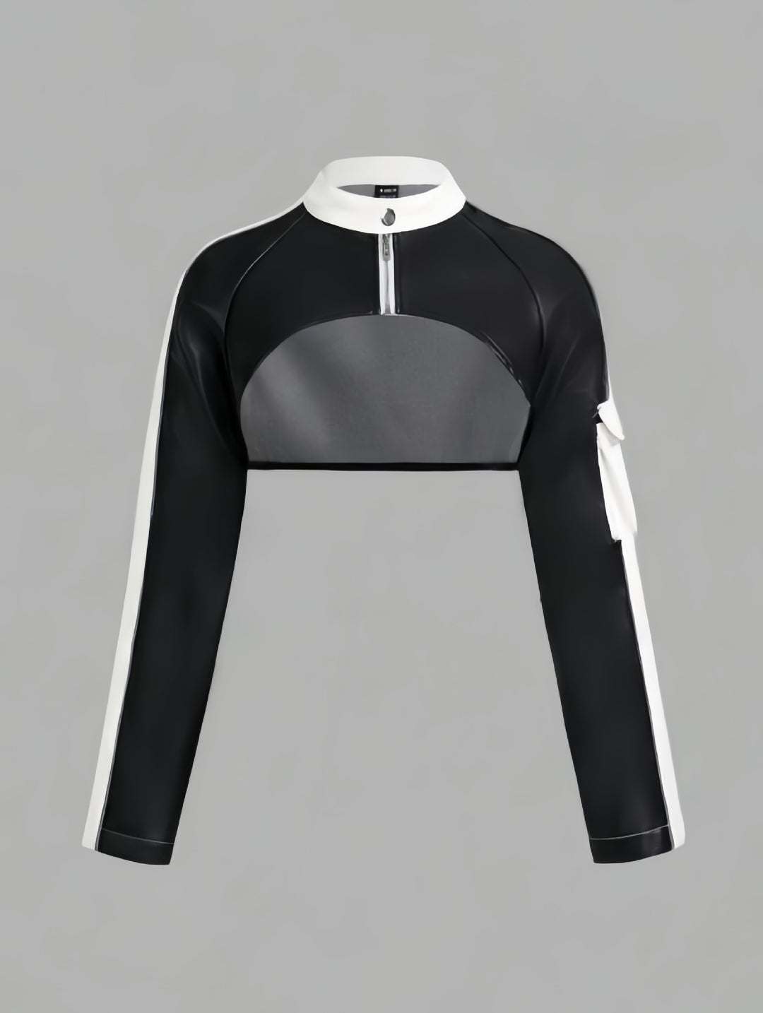 Damen modische cropped Jacke R&B