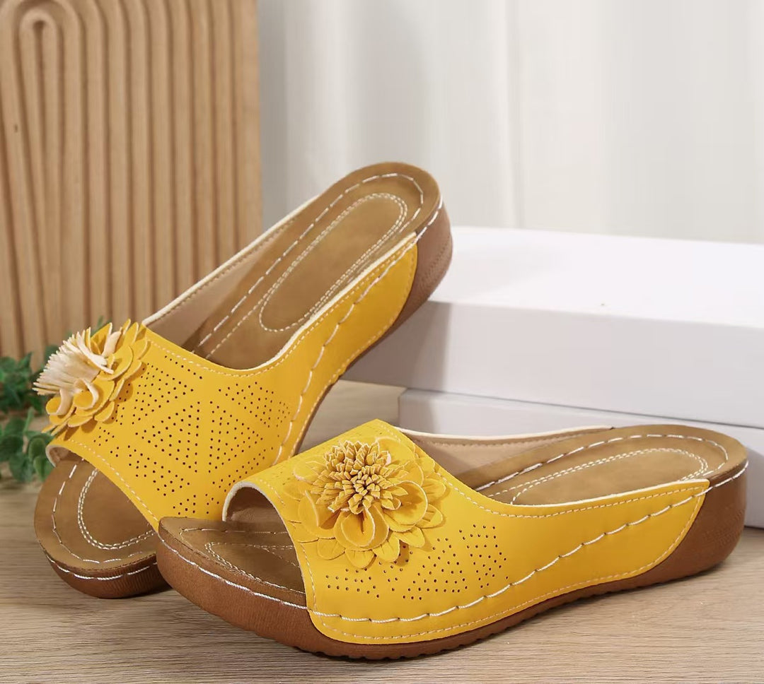 Damen Bequeme Blumenschuhe mit ergonomischer Fußbett R&B