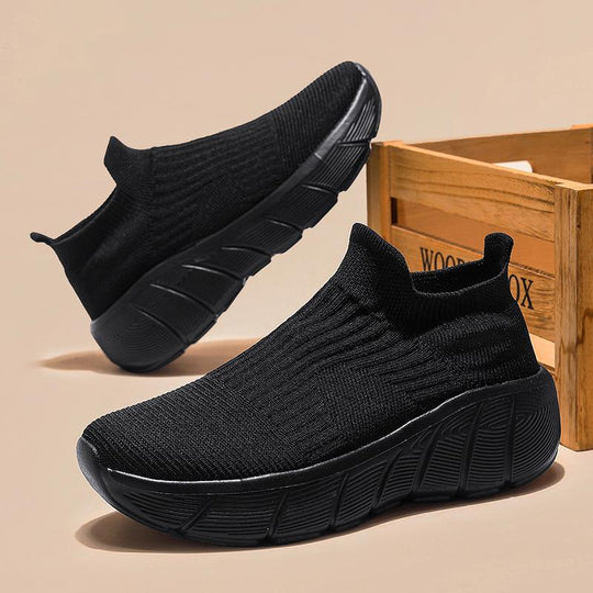 Damen Sneaker mit elastischem Strickdesign und innovativer Dämpfungstechnologie R&B