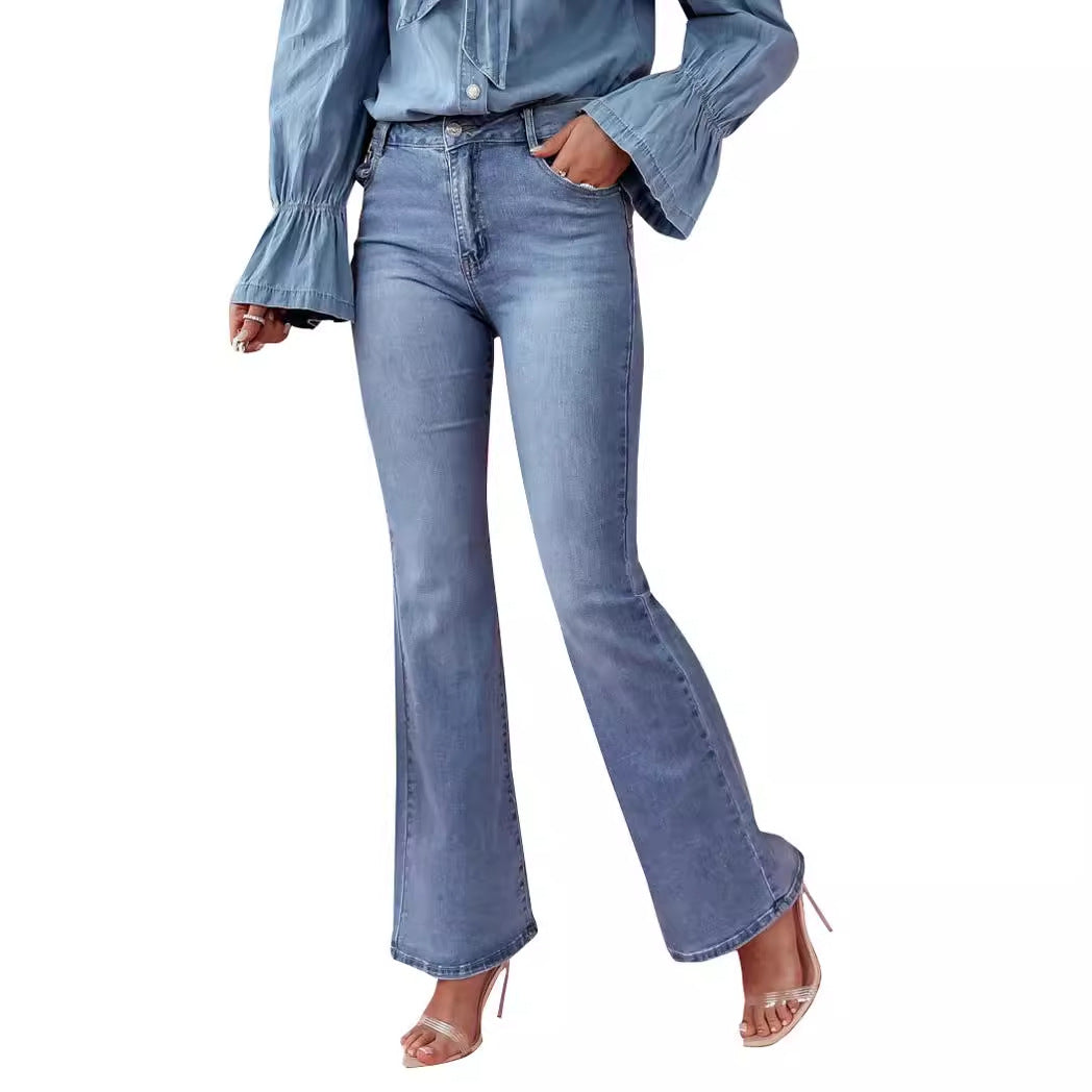 Damen Flared Jeans im eleganten Vintage-Stil R&B