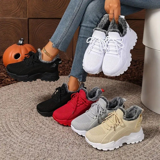 Damen Sportliche und warm gefütterte Sneakers R&B