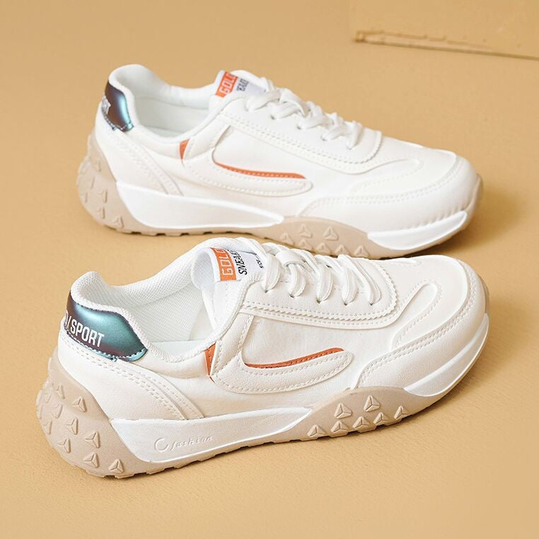 Damen Sportliche Sneaker mit rutschfester Sohle und atmungsaktiver Obermaterialstruktur R&B