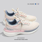 Damen Hochleistungs-Laufschuhe mit atmungsaktiver Mesh-Oberfläche und flexibler Dämpfungstechnologie R&B