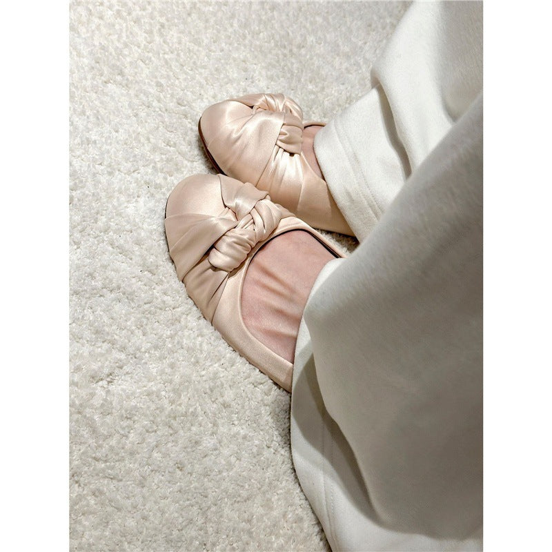 Damen Ballerinas mit elegantem Knotendesign R&B