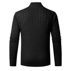 Herren Pullover mit Stehkragen und Feinstrick R&B