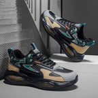 Damen Sportliche Sneakers mit dämpfender Sohle und modischen Akzenten EB