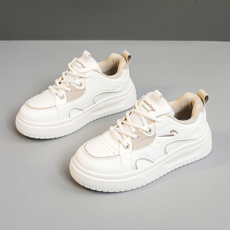 Damen modische Freizeitsneaker mit atmungsaktiver Oberflächenstruktur und dämpfender Sohle R&B