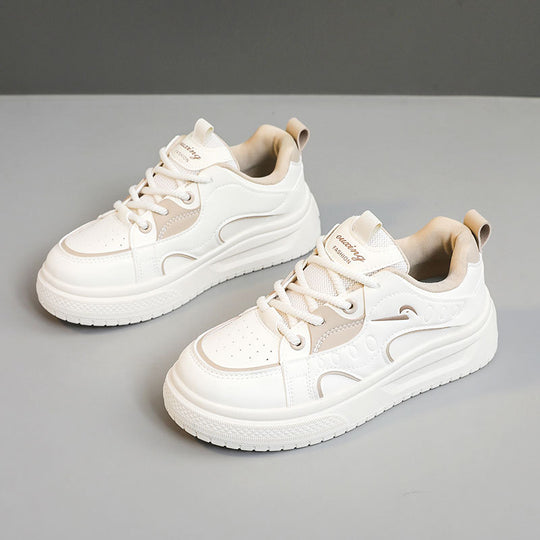 Damen modische Freizeitsneaker mit atmungsaktiver Oberflächenstruktur und dämpfender Sohle R&B