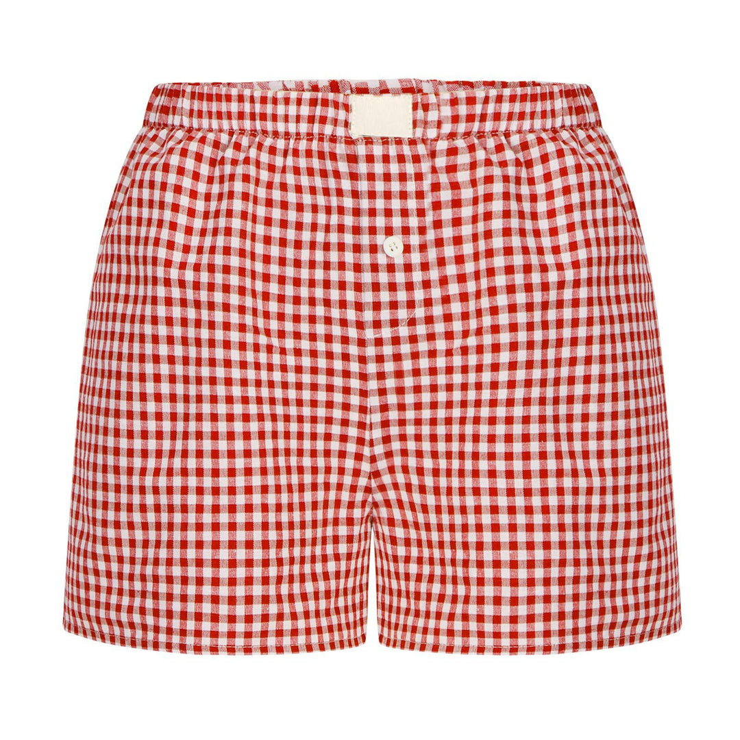 Damen lässige Karohose R&B