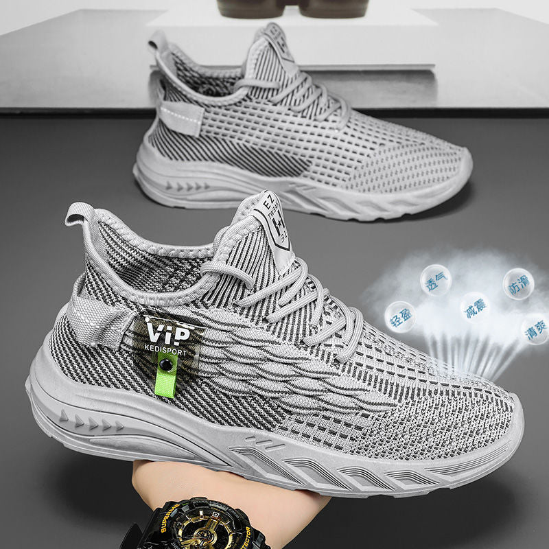 Damen Sportliche Mesh-Laufschuhe mit atmungsaktiver Oberflächenstruktur R&B