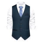 Herren elegante Anzugweste mit feiner Struktur und hochwertigem Material