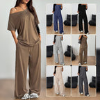 Damen lässiges Oberteil und Jogginghose Set