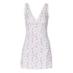 Damen Sommerliches Minikleid mit fröhlichem Kirschmuster R&B