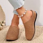 Damen Clogs mit floralen Spitzen und rutschfester Sohle R&B
