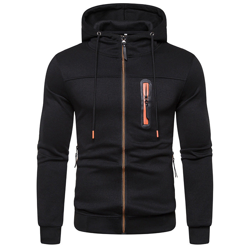 Damen Sportliche Kapuzenjacke mit praktischen Taschen und stylischen Reißverschluss R&B