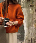 Damen Strickpullover mit lässiger Silhouette undmodernen Details R&B