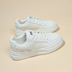 Damen Sportliche Sneakers mit dicker Sohle und weichem Innenfutter