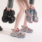 Damen Sportliche Laufschuhe mit atmungsaktiver Mesh-Konstruktion und stabiler Dämpfungstechnologie R&B