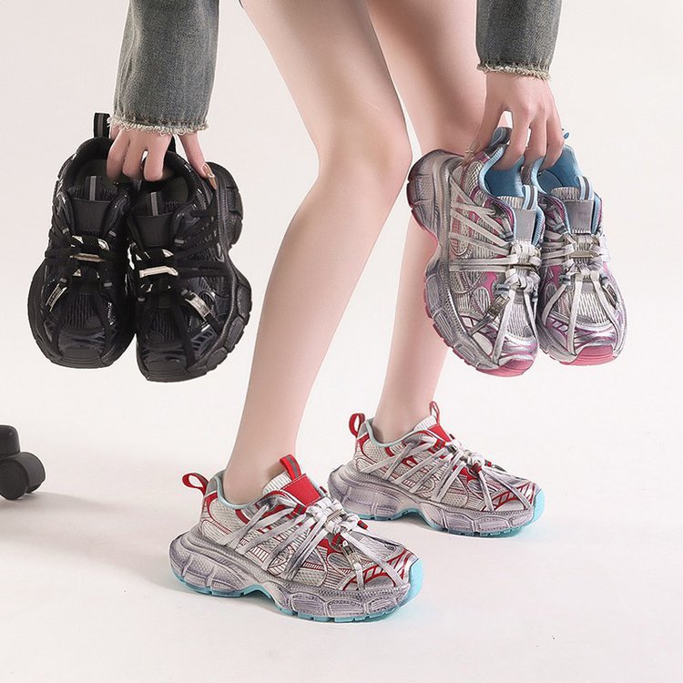 Damen Sportliche Laufschuhe mit atmungsaktiver Mesh-Konstruktion und stabiler Dämpfungstechnologie R&B
