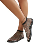 Damen modische Netzsneaker mit funkelnden Elementen R&B