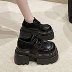 Damen Elegante Chunky Schuhe mit Schnallenverschluss und robuster Sohlenkonstruktion R&B