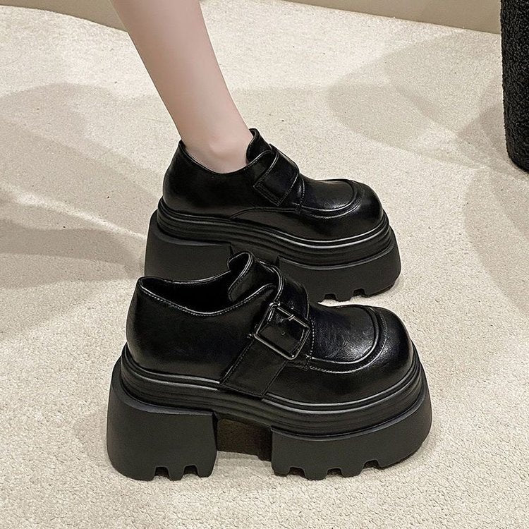 Damen Elegante Chunky Schuhe mit Schnallenverschluss und robuster Sohlenkonstruktion R&B