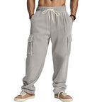 Herren Bequeme Cargo-Hose mit elastischem Bund und praktischen Seitentaschen R&B