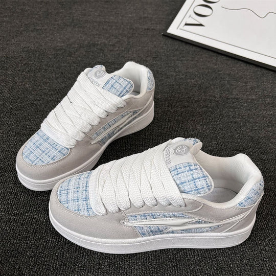 Damen Sneakers mit modischem Textilmuster und komfortabler Dämpfung R&B