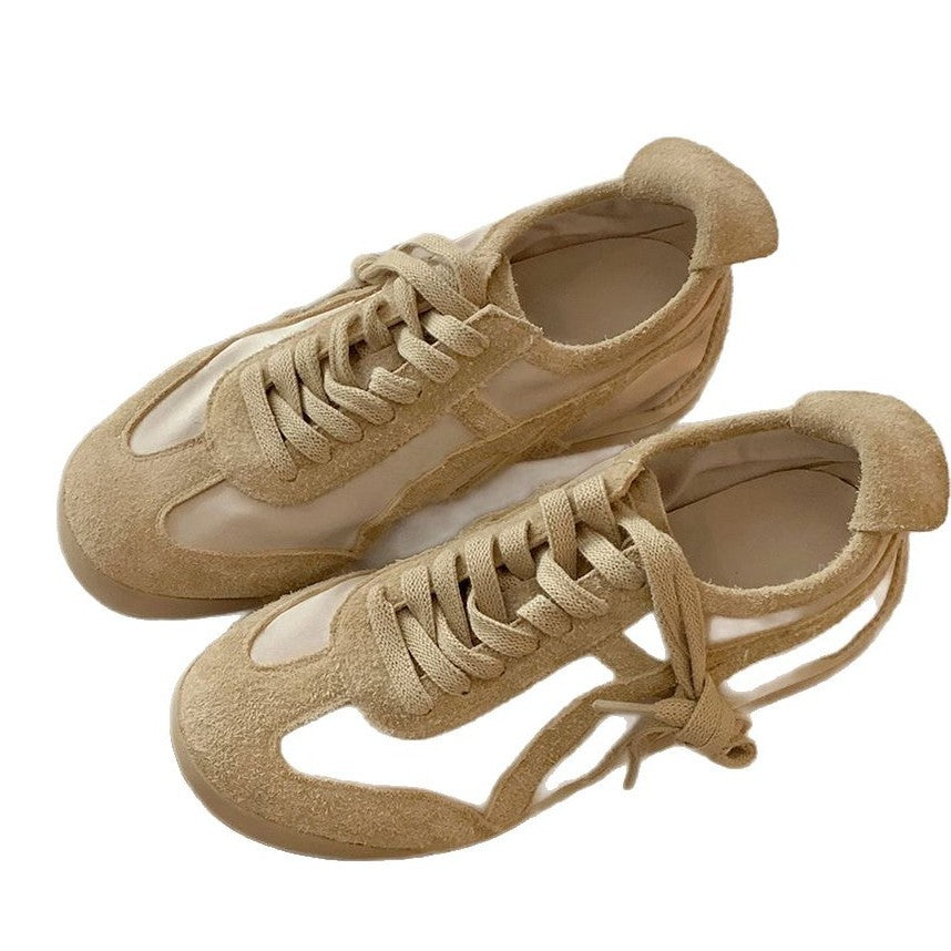 Damen modische Sneakers mit hochwertigem Wildleder und atmungsaktiver Konstruktion R&B