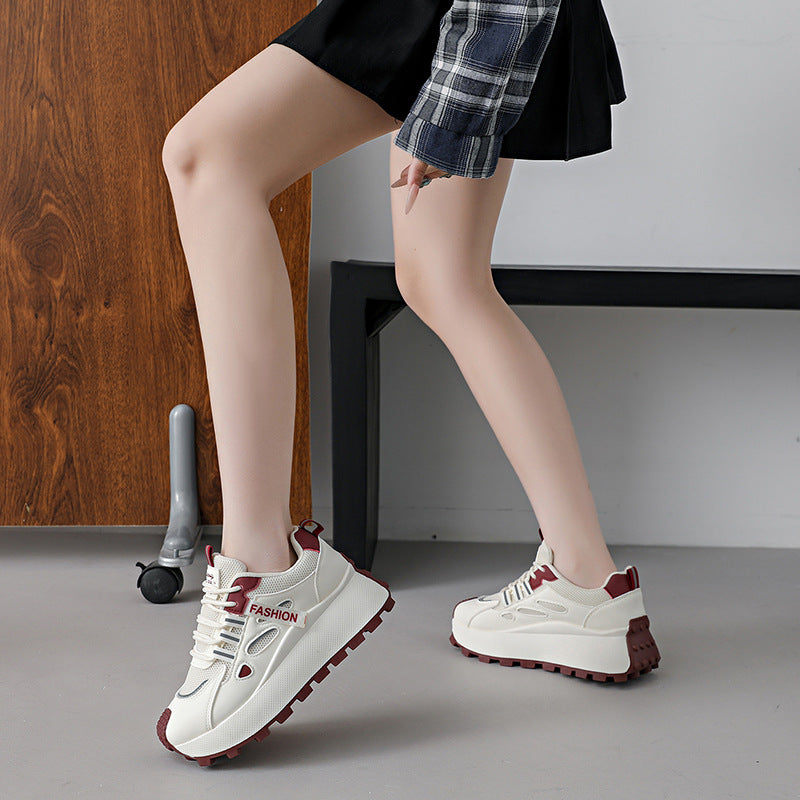 Damen Sportliche Chunky Sneakers mit dämpfendem Profil und atmungsaktiver Obermaterialstruktur R&B