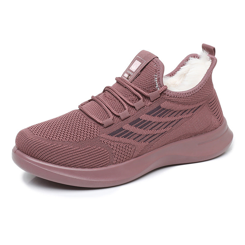 Damen Sportliche und warme Sneakers mit kuscheligem Innenfutter R&B