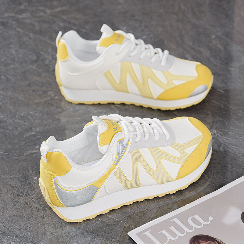 Damen Sportliche Fitness Sneakers mit atmungsaktivem Obermaterial und griffiger Laufsohle R&B