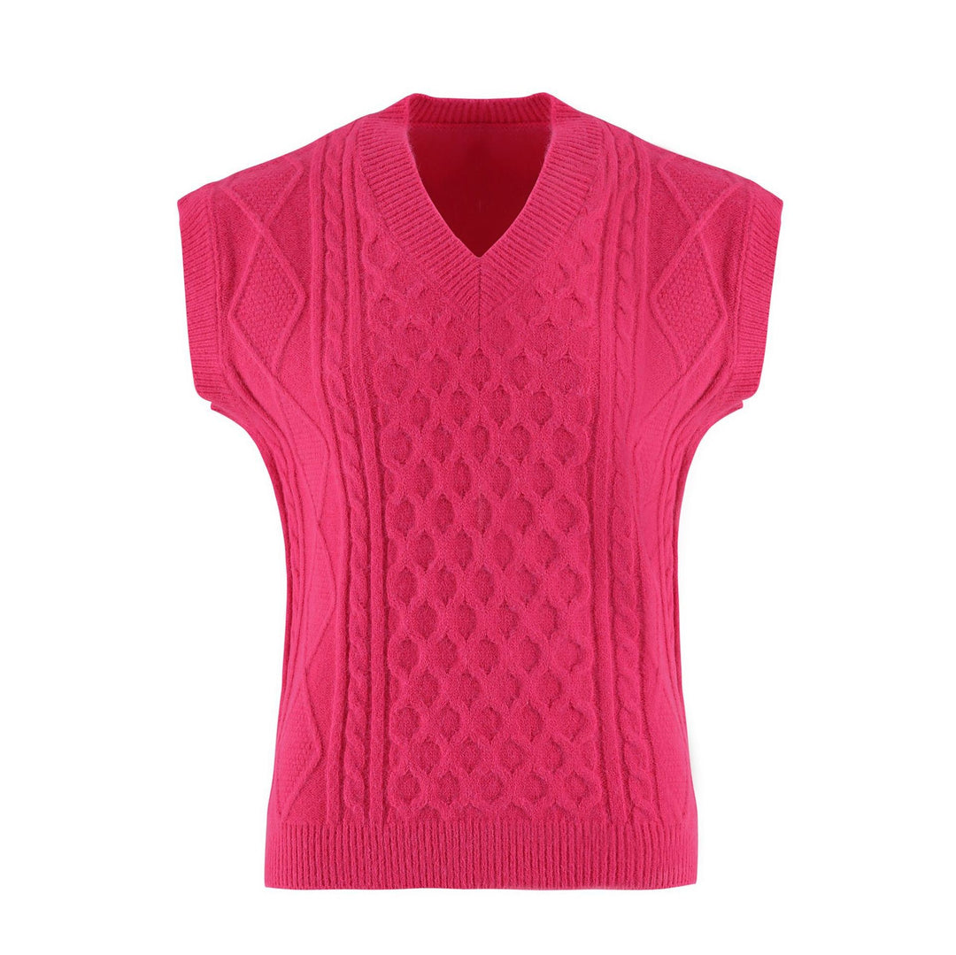 Damen Strickpullover in hochwertiger Kabelstruktur R&B