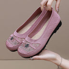 Damen Bequeme Ballerinas mit floralen Stickereien R&B