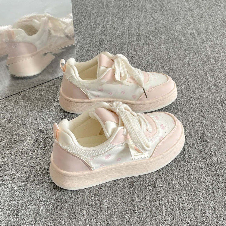 Damen Modische Sneakers mit verspieltem Design und hochwertigem Obermaterial