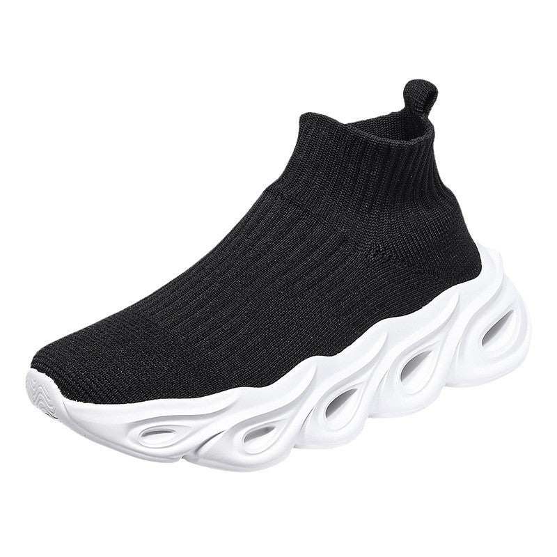 Damen Sportliche Strick-Sneaker mit innovativer Sohlenkonstruktion