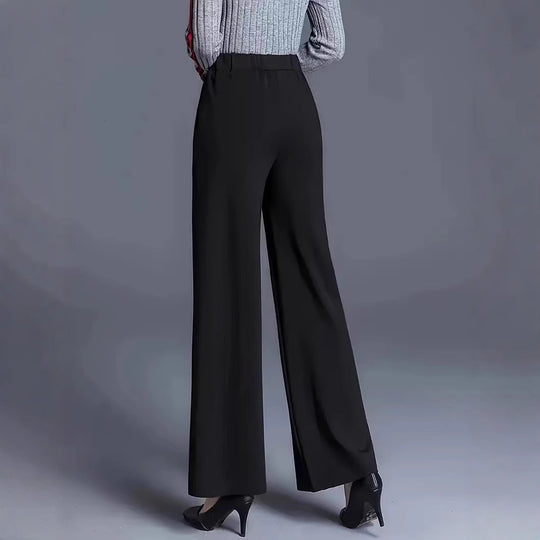 Damen Elegante und lässige weit geschnittene Hose R&B