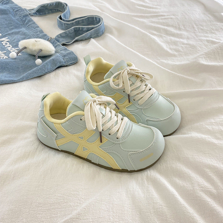 Damen Freizeitsneaker mit atmungsaktiven Mesh-Einsätzen und rutschfester Sohle