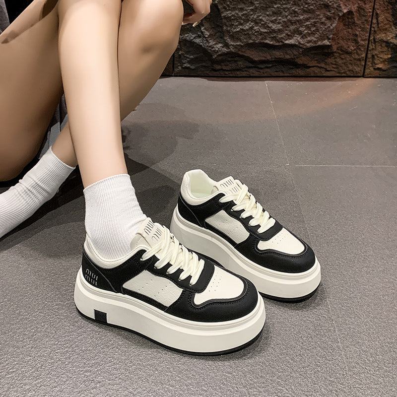 Damen Plateau-Sneaker mit ergonomischer Sohle und atmungsaktivem Obermaterial R&B